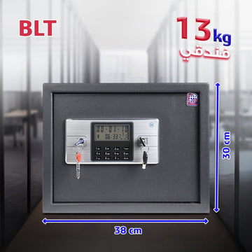 LG BLT 30 – خزنة إلكترونية مع قفل رقمي ورف داخلي - trust - Hotel safe - LG safes - BLT30