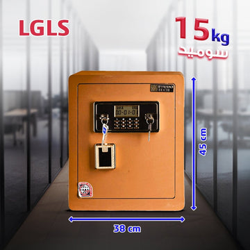 LS 45 – خزنة 15 كجم مع رف داخلي وقفل إلكتروني - trust - summit - LG safes - LGLS45