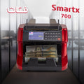 ماكينة عد النقود Smart X700 مع كشف تزوير وعد أفقي و7 عملات مختلفة - trust - NoMix - SmartX - SmartX700