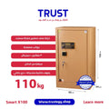 Smart SAFE Digital & 2KALON Half - Armored Safe | 120 KG - trust - Half - Armored Safe - Smart China - SMART100