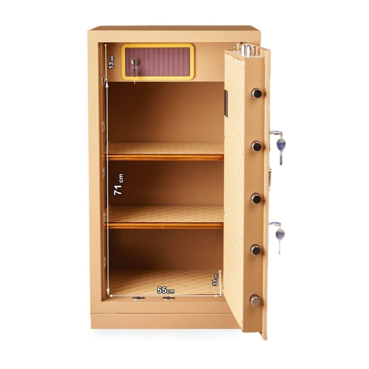 Smart SAFE Digital & 2KALON Half - Armored Safe | 120 KG - trust - Half - Armored Safe - Smart China - SMART100