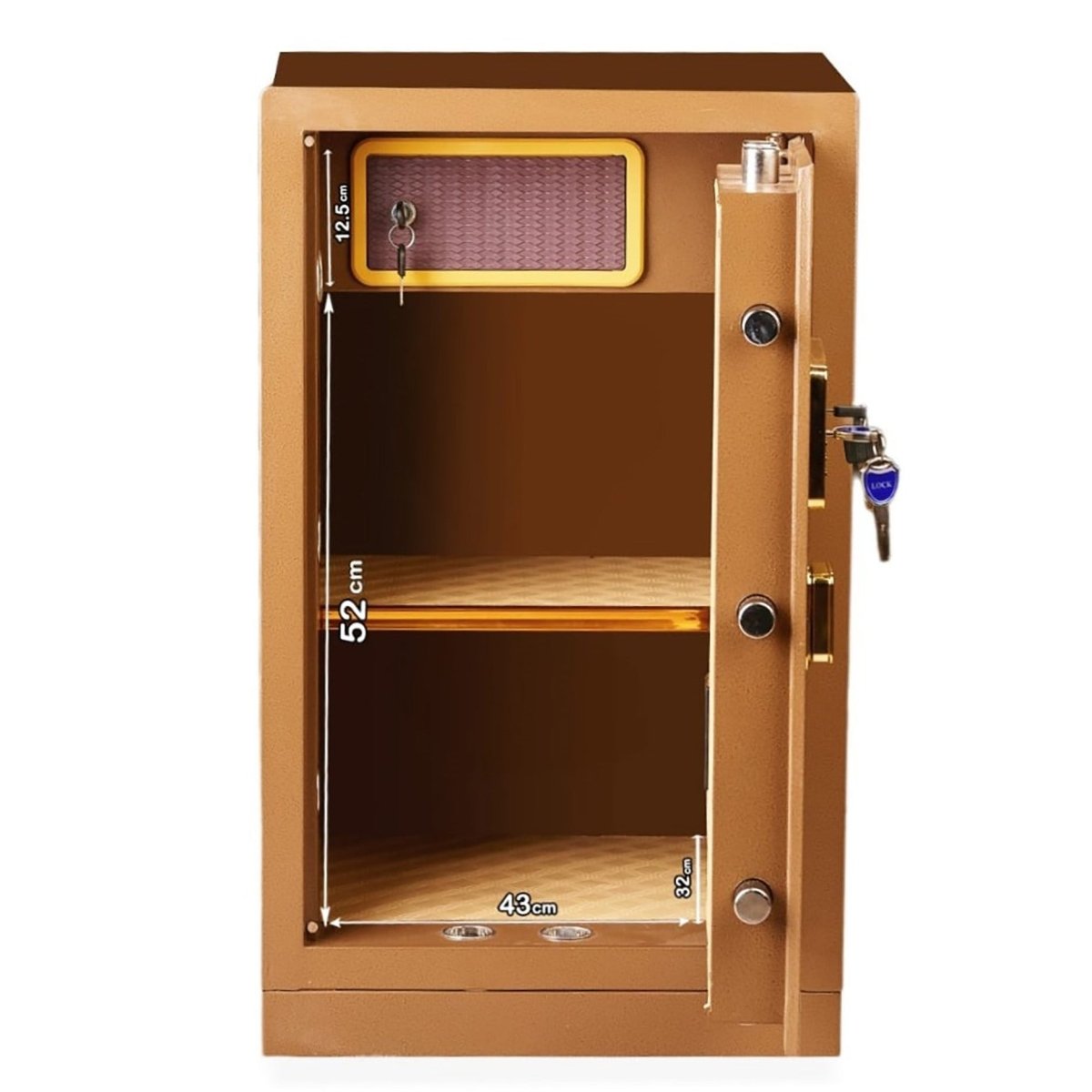 Smart SAFE Digital & 2KALON Half - Armored Safe | 80 KG - trust - Half - Armored Safe - Smart China - SMART80