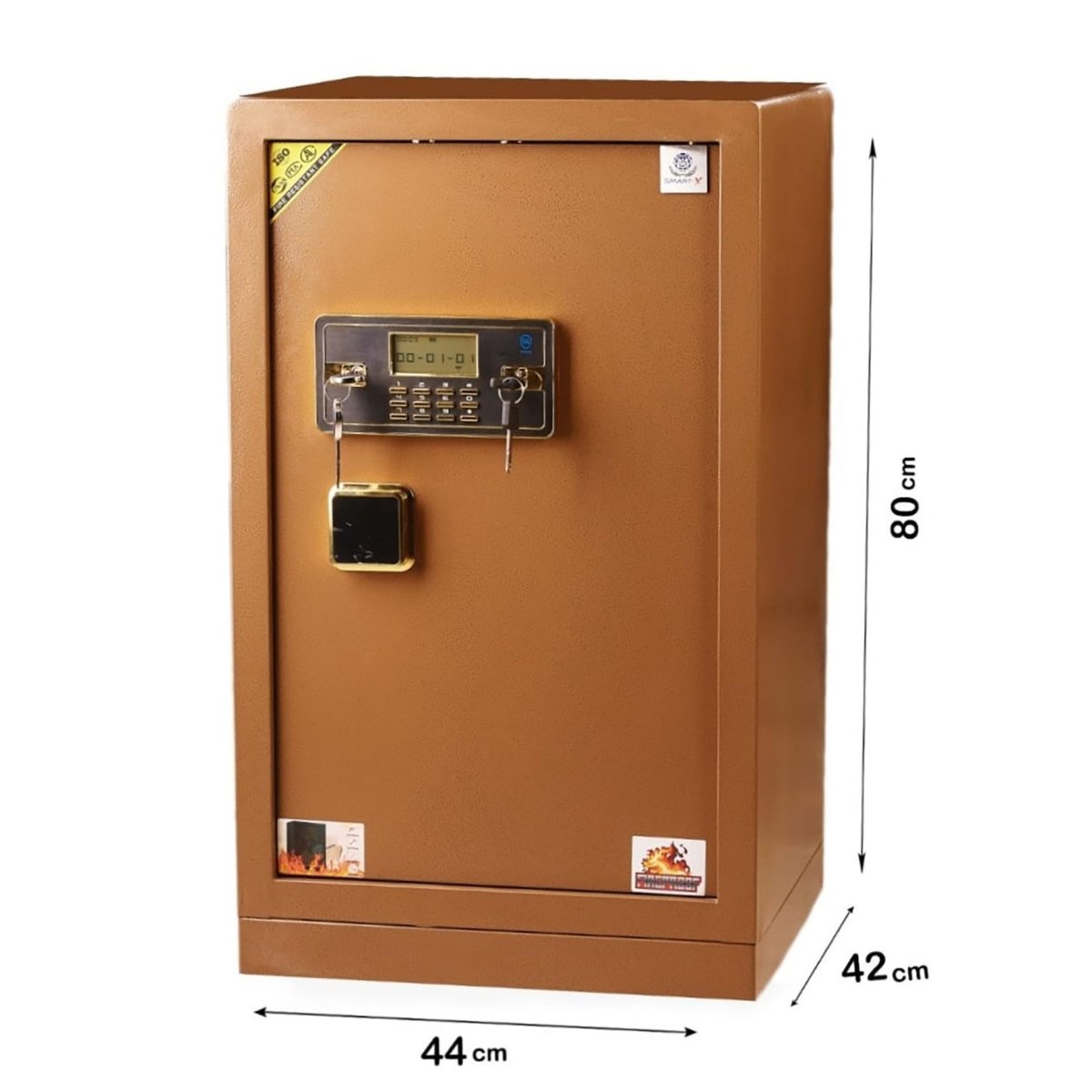 Smart SAFE Digital & 2KALON Half - Armored Safe | 80 KG - trust - Half - Armored Safe - Smart China - SMART80