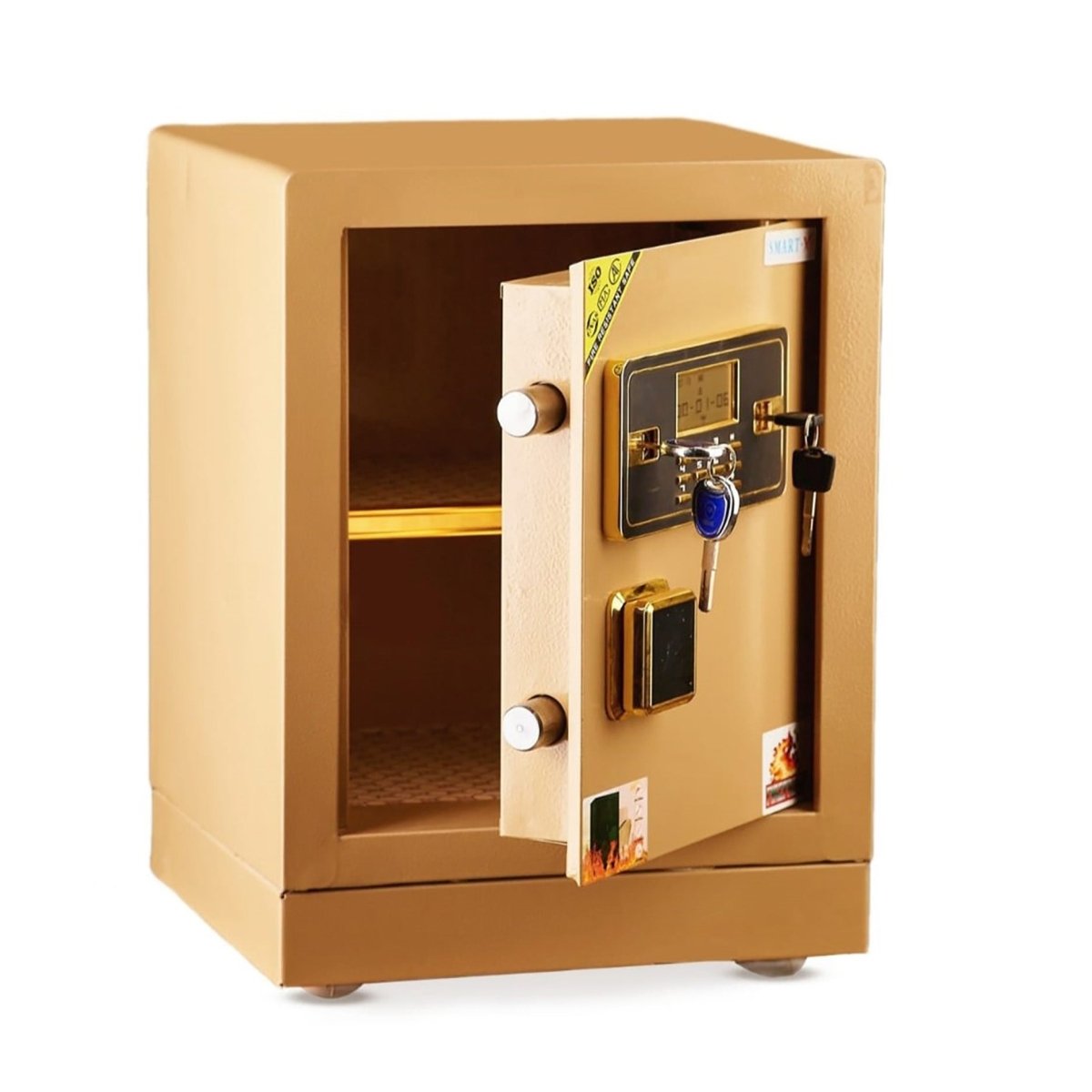 Smart X50 Half - Armored Safe – 45 kg with Digital & Key Lock - trust - Half - Armored Safe - Smart safes - SMART50
